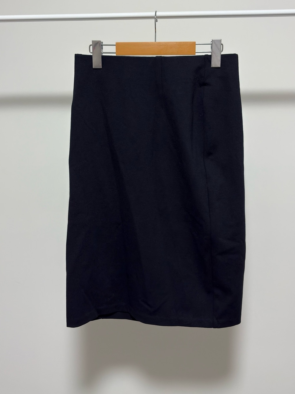 Nordstrom Rack Black Pull-On Knit Pencil Skirt